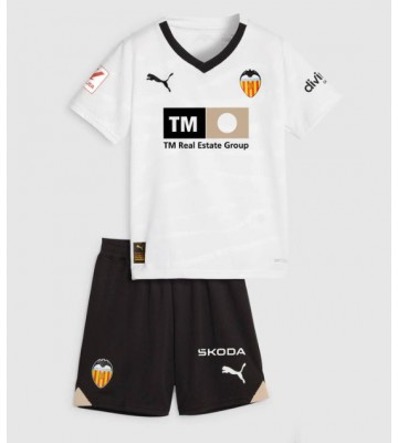 Valencia Primera Equipación Niños 2023-24 Manga Corta (+ Pantalones cortos)